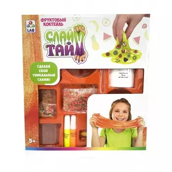 Слайм Тайм Набор Фруктовый коктейль в большой коробке с окном