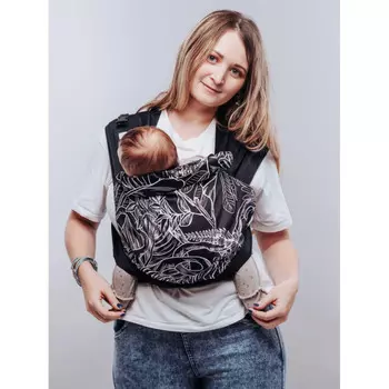 Слинг Я рядом Май-слинг Белые цветы