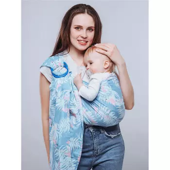 Слинг Я рядом с кольцами Фламинго