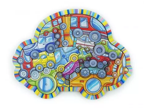 Смайл Декор Пазл Машинки