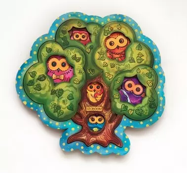 Смайл Декор Пазл Совушки