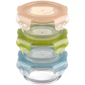 Smart Solutions Набор контейнеров для запекания и хранения Pastel 3 шт.