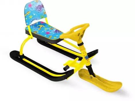 Снегокат Ника Twiny 1+ мини со спинкой