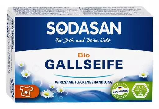 Sodasan Мыло твердое для удаления пятен в холодной воде 100 г 2 шт.