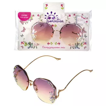 Солнцезащитные очки Lukky со стразами Т22