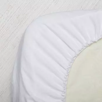 Сонный гномик Наматрасник непромокаемый в круглую кроватку