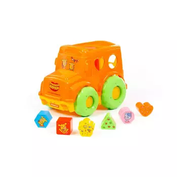 Сортер Полесье Оранжевая корова Автобус