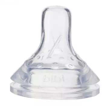 Соска Bibi Natural силикон 3+ (M) для бутылочки bibi Happiness 2 шт.