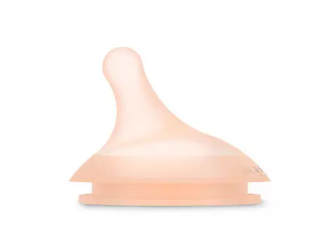 Соска Suavinex Силиконовая для бутылки быстрый расход +6 мес. 2 шт.