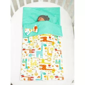 Спальный конверт AmaroBaby Magic Sleep Жирафики