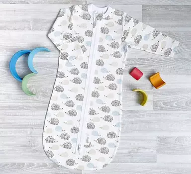 Спальный конверт Mjolk Ёжики