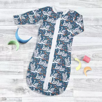 Спальный конверт Mjolk Лебеди