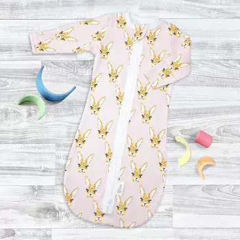 Спальный конверт Mjolk мешок Зайчики New