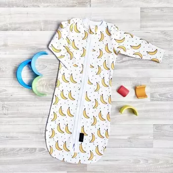 Спальный конверт Mjolk на молнии Бананы