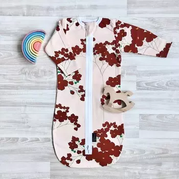 Спальный конверт Mjolk Утепленный мешок Цветы