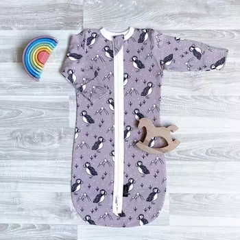 Спальный конверт Mjolk Утеплённый Птички