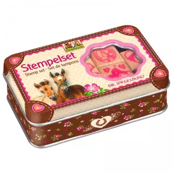 Spiegelburg Набор мини штампов Pferdefreunde 21604