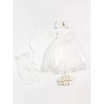 Star Kidz Комплект платье, боди, повязка и пинетки