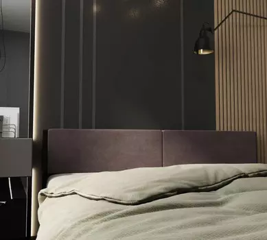 Stone Мягкое изголовье Вивальди для металлической кровати 200х160