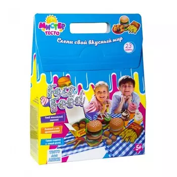 Strateg Набор теста для лепки Мистер тесто- fast food