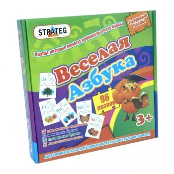Strateg Пазлы Веселый алфавит