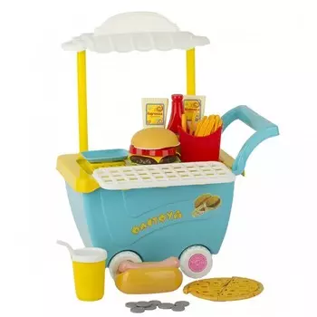 Стром Игровой набор Тележка с фастфудом