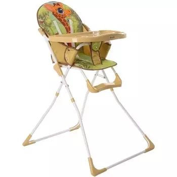 Стульчик для кормления BamBola с перекидной столешницей Жирафик