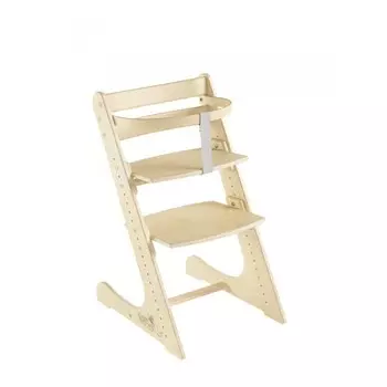 Стульчик для кормления Конёк Горбунёк растущий и жесткий ограничитель Комфорт (лак)