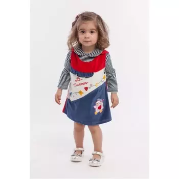 Sunbaby Комплект для девочки (сарафан и блузка) 111-0017