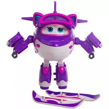 Super Wings Игрушка Делюкс трансформер Суперзаряженная Кристалл