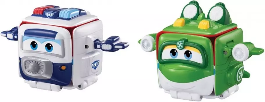 Super Wings Перевертыш Пол и Мира