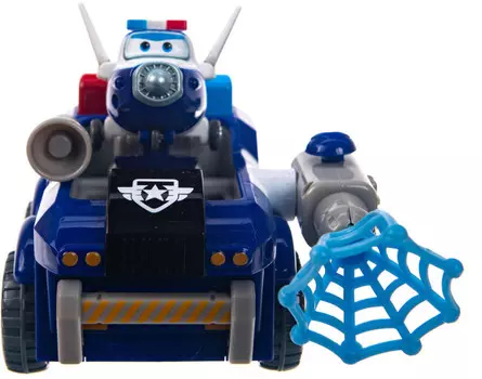 Super Wings Полицейская машина Пола с фигуркой