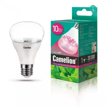 Светильник Camelion LED лампа для растений LED10-PL/BIO/E27