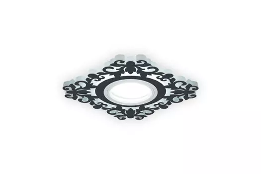 Светильник Gauss Backlight квадрат узор Gu5.3 3W LED 3000K