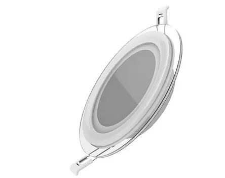 Светильник Gauss Glass круг 12W 900lm 3000K 220-240V IP20 160x35 мм