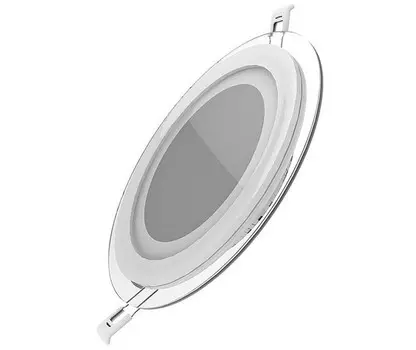 Светильник Gauss Glass круг 18W 1480lm 4000K 220-240V IP20 200x30 мм
