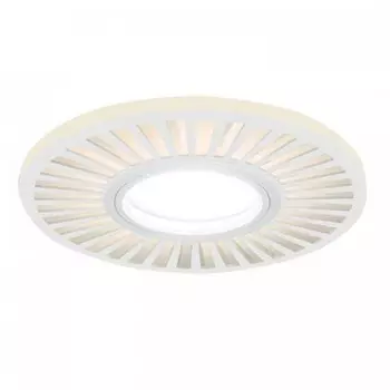 Светильник Gauss круглый Backlight с подсветкой LED GU5.3 3W 3000K