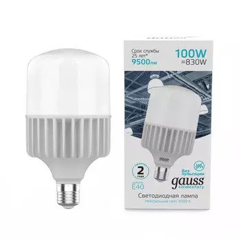 Светильник Gauss Лампа Elementary T160 100W 9500lm 4000K E40 LED