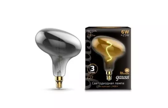 Светильник Gauss Лампа Vintage Filament Flexible LED FD180 6W E27 2400K