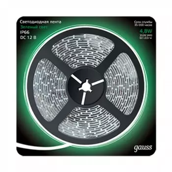 Светильник Gauss Лента LED 2835/60-SMD IP66 4.8W 12V 5 м