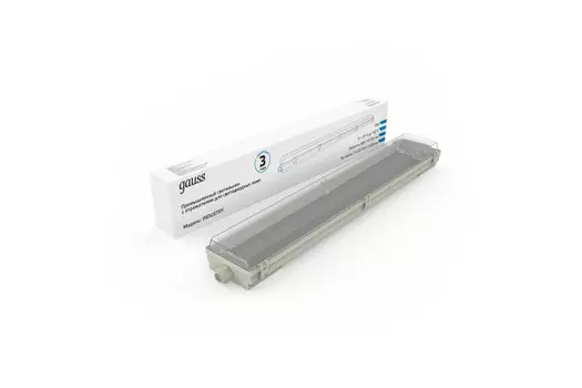 Светильник Gauss линейный СПП-Т8-G13 Industry для LED ламп 2х600 мм 660х107х61 мм