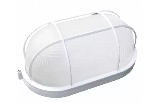 Светильник Gauss НБП IP54 овал с решеткой под лампу Е27 max 60W