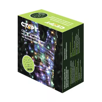 Светильник Старт Гирлянда 100 LED Медь