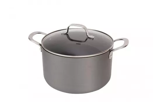 Swiss Diamond Кастрюля с крышкой Hard Anodised 24 см 8 л