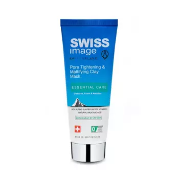 Swiss Image Матирующая и сужающая поры глиняная маска для лица 75 мл
