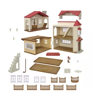 Sylvanian Families Большой дом со светом подарочный набор