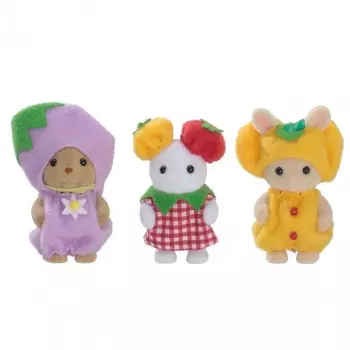 Sylvanian Families Малыши в разноцветных костюмах