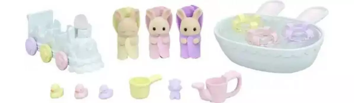 Sylvanian Families Набор для купания тройняшек