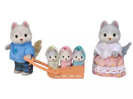 Sylvanian Families Семья Хаски