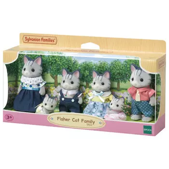 Sylvanian Families Семья Котов рыбаков